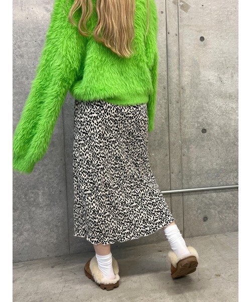 WC(ダブル シー)の「レオパードロングスカート(スカート・レディース・ベージュ/ブラック・FREE)」の7枚目の写真