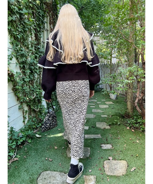 WC(ダブル シー)の「レオパードロングスカート(スカート・レディース・ベージュ/ブラック・FREE)」の11枚目の写真