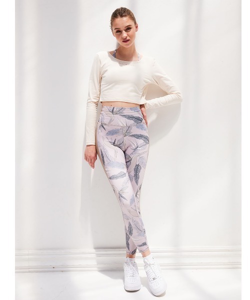 ALEXIA STAM（アリシアスタン）の「NERGY Paradise Blast Training Pants / トレーニングパンツ（レギンス/スパッツ・レディース・ピンク/グリーン・S/M/L）」の15枚目の写真