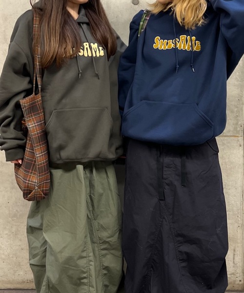 shesame（シーセム）の「裏キモウフーディshesame（パーカー・レディース・ネイビー/オートミール/ダークブラウン/スミクロ・フリー/MEDIUM/LARGE）」の5枚目の写真