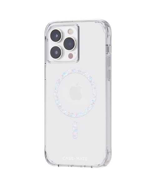Case-Mate（ケースメイト）の「iPhone14Pro 6.1inch Case-Mate Twinkle Diamond - Clear MagSafe対応・3.0m落下耐衝撃・抗菌・リサイクル素材（スマホケース/カバー・レディース・クリア・ONE SIZE）」の4枚目の写真