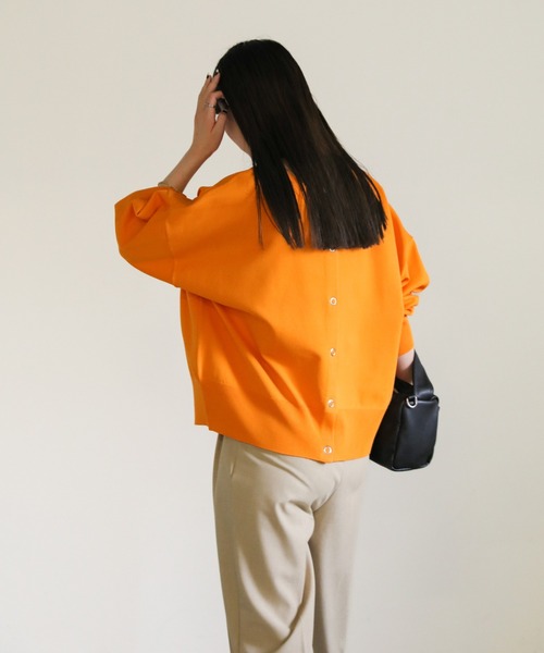 2wayクルーネックオーバーサイズカーディガン（カーディガン/ボレロ