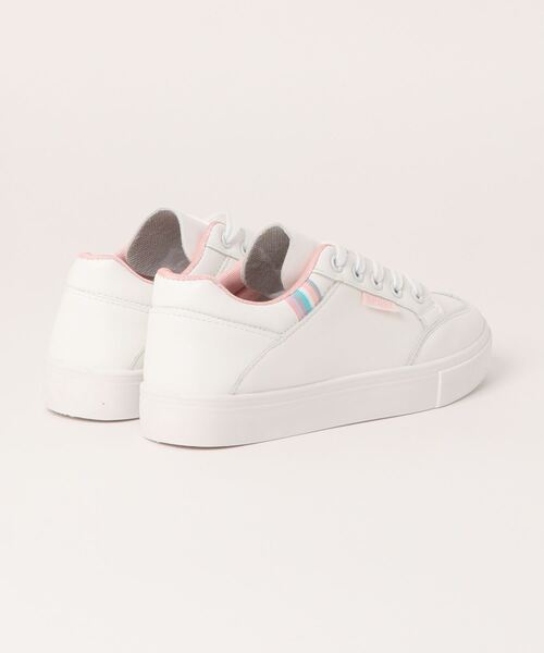 STYLEBLOCK（スタイルブロック）の「シンプルスニーカー（スニーカー・レディース・ホワイト/ピンク・35/37/38/39/36/40）」の3枚目の写真