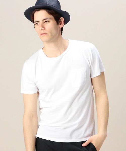 BEAUTY&YOUTH UNITED ARROWS(ビューティーアンドユースユナイテッドアローズ)の「<Freeseam> CN 1POC SSL WHT/Tシャツ ◆(Tシャツ/カットソー・メンズ・ホワイト・M(2)/S(1)/L(3))」の1枚目の写真
