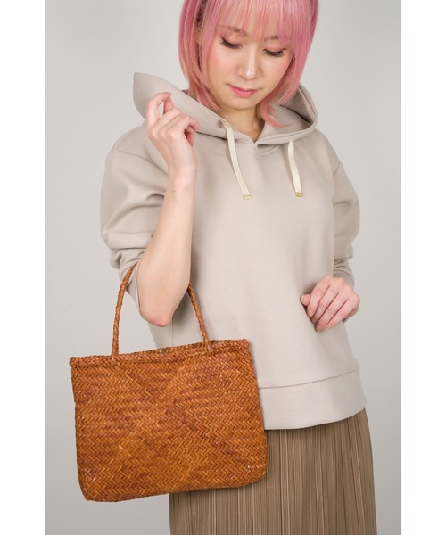 DRAGON（ドラゴン）の「【DRAGON DIFFUSION/ドラゴンディフュージョン】メッシュレザー トートバッグ 　SOPHIE SMALL（ショルダーバッグ・レディース・ブラウン/グレー/ブラック/ダークブラウン・FREE）」の17枚目の写真