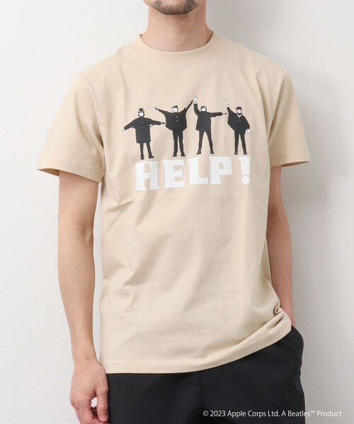 GOOD ROCK SPEED（グッドロックスピード）の「【Good Rock Speed/グッドロックスピード】THE BEATLES HELP バンドTシャツ（Tシャツ/カットソー・メンズ・ブラック/ホワイト/ベージュ・M/S/L）」の15枚目の写真
