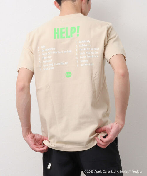 GOOD ROCK SPEED（グッドロックスピード）の「【Good Rock Speed/グッドロックスピード】THE BEATLES HELP バンドTシャツ（Tシャツ/カットソー・メンズ・ブラック/ホワイト/ベージュ・M/S/L）」の18枚目の写真