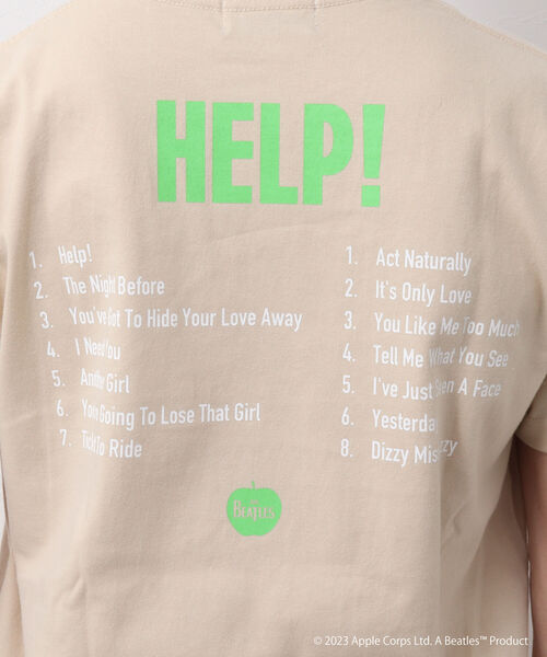 GOOD ROCK SPEED（グッドロックスピード）の「【Good Rock Speed/グッドロックスピード】THE BEATLES HELP バンドTシャツ（Tシャツ/カットソー・メンズ・ブラック/ホワイト/ベージュ・M/S/L）」の10枚目の写真