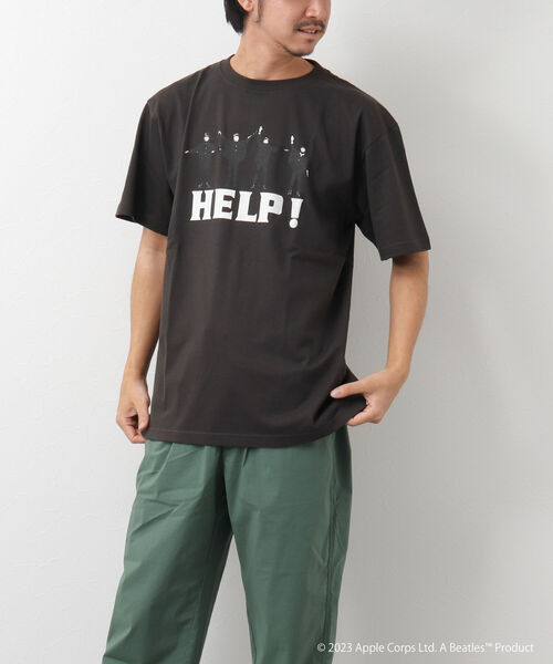 GOOD ROCK SPEED（グッドロックスピード）の「【Good Rock Speed/グッドロックスピード】THE BEATLES HELP バンドTシャツ（Tシャツ/カットソー・メンズ・ブラック/ホワイト/ベージュ・M/S/L）」の13枚目の写真