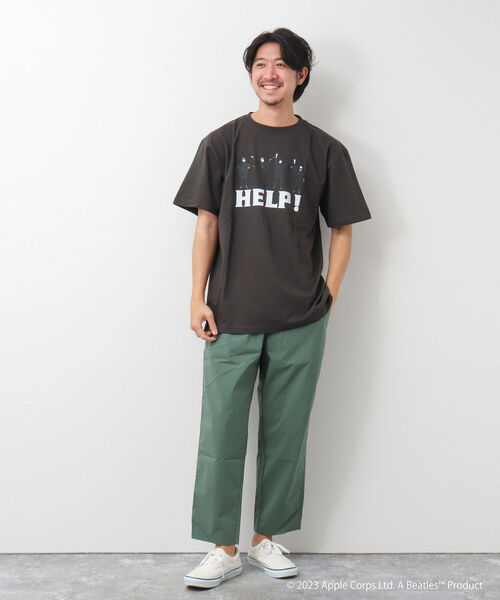 GOOD ROCK SPEED（グッドロックスピード）の「【Good Rock Speed/グッドロックスピード】THE BEATLES HELP バンドTシャツ（Tシャツ/カットソー・メンズ・ブラック/ホワイト/ベージュ・M/S/L）」の20枚目の写真