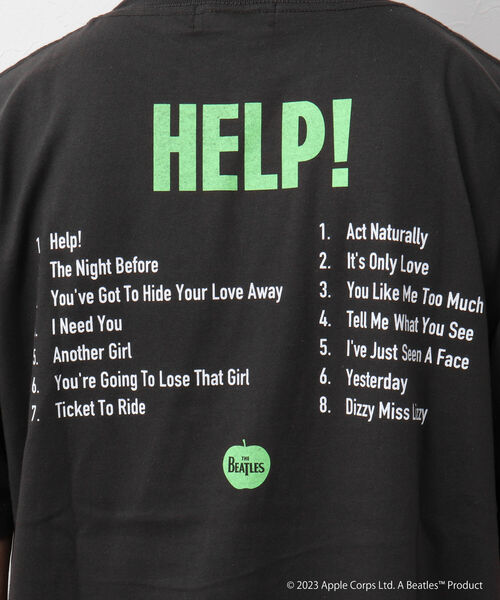GOOD ROCK SPEED（グッドロックスピード）の「【Good Rock Speed/グッドロックスピード】THE BEATLES HELP バンドTシャツ（Tシャツ/カットソー・メンズ・ブラック/ホワイト/ベージュ・M/S/L）」の17枚目の写真