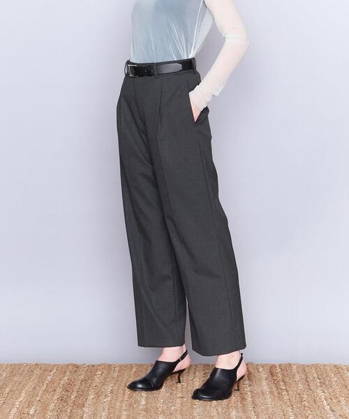 AEWEN MATOPH(イウエン マトフ)の「<AEWEN MATOPH>P/R タック ワイドパンツ(スラックス・レディース・クリーム/ダークグレー/ベージュ・36/38)」の21枚目の写真