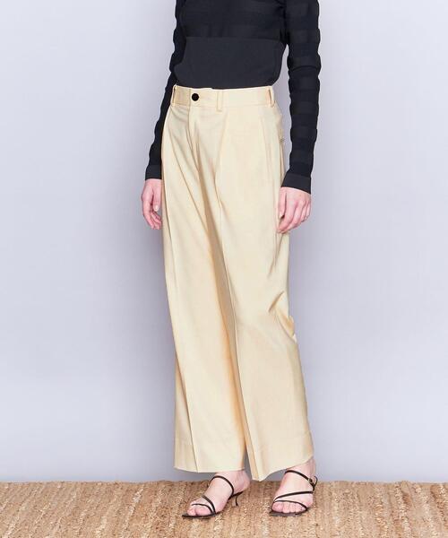 AEWEN MATOPH(イウエン マトフ)の「<AEWEN MATOPH>P/R タック ワイドパンツ(スラックス・レディース・クリーム/ダークグレー/ベージュ・36/38)」の15枚目の写真