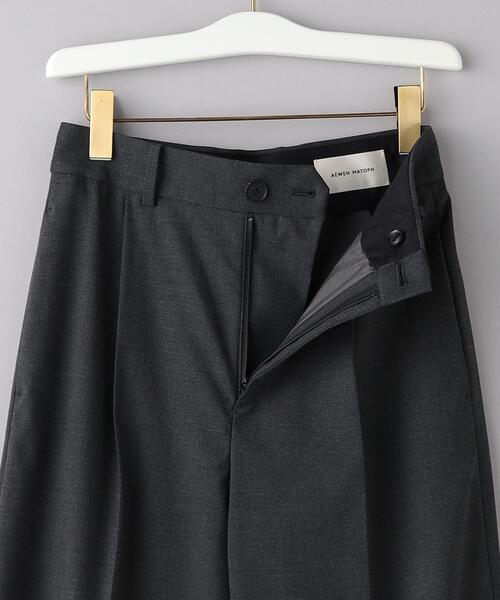 AEWEN MATOPH(イウエン マトフ)の「<AEWEN MATOPH>P/R タック ワイドパンツ(スラックス・レディース・クリーム/ダークグレー/ベージュ・36/38)」の19枚目の写真