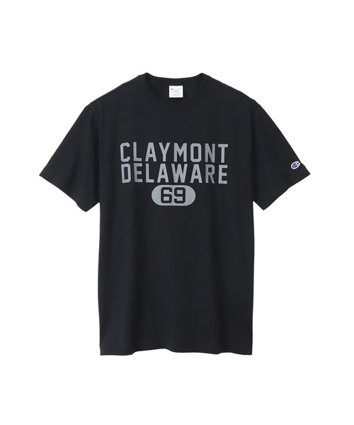 Champion(チャンピオン)の「【Champion/チャンピオン】メンズ ベーシック ショートスリーブTシャツ(Tシャツ/カットソー・メンズ・ブラック/ダークグレー/ホワイト×ブラック/グレー/グリーン系その他3/バーガンディー/ホワイト×レッド/ネイビー・LARGE/MEDIUM/X-LARGE)」の4枚目の写真