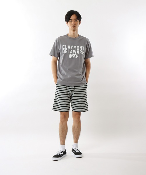 Champion(チャンピオン)の「【Champion/チャンピオン】メンズ ベーシック ショートスリーブTシャツ(Tシャツ/カットソー・メンズ・ブラック/ダークグレー/ホワイト×ブラック/グレー/グリーン系その他3/バーガンディー/ホワイト×レッド/ネイビー・LARGE/MEDIUM/X-LARGE)」の13枚目の写真