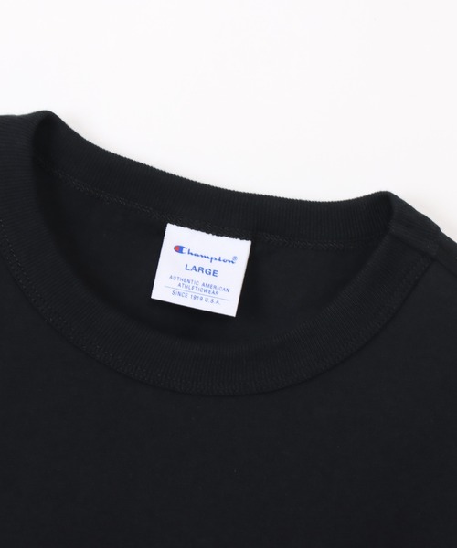 Champion(チャンピオン)の「【Champion/チャンピオン】メンズ ベーシック ショートスリーブTシャツ(Tシャツ/カットソー・メンズ・ブラック/ダークグレー/ホワイト×ブラック/グレー/グリーン系その他3/バーガンディー/ホワイト×レッド/ネイビー・LARGE/MEDIUM/X-LARGE)」の20枚目の写真