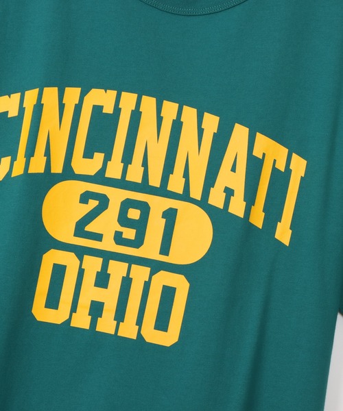 Champion(チャンピオン)の「【Champion/チャンピオン】メンズ ベーシック ショートスリーブTシャツ(Tシャツ/カットソー・メンズ・ブラック/ダークグレー/ホワイト×ブラック/グレー/グリーン系その他3/バーガンディー/ホワイト×レッド/ネイビー・LARGE/MEDIUM/X-LARGE)」の14枚目の写真