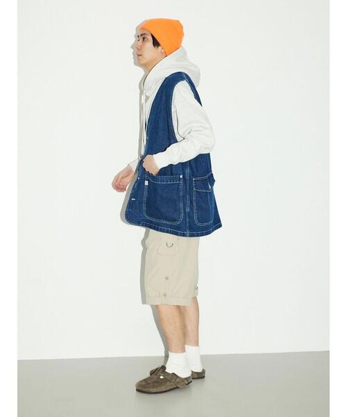 CRAFT STANDARD BOUTIQUE（クラフトスタンダードブティック）の「デニムワークベスト（デニムジャケット・メンズ・ダークインディゴブルー/インディゴブルー・L/M）」の14枚目の写真