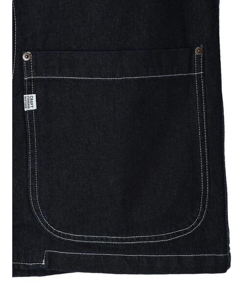 CRAFT STANDARD BOUTIQUE（クラフトスタンダードブティック）の「デニムワークベスト（デニムジャケット・メンズ・ダークインディゴブルー/インディゴブルー・L/M）」の21枚目の写真