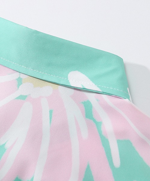 THE HITSS(ヒッツ)の「【THE HITSS】ルーズフィット アートフラワー 花柄 レギュラーカラーシャツ/長袖(シャツ/ブラウス・メンズ・ブラック/グリーン・M/L)」の9枚目の写真