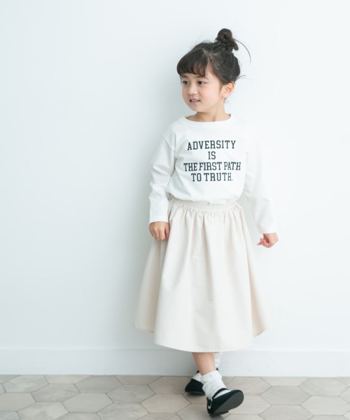 URBAN RESEARCH DOORS（アーバンリサーチドアーズ）の「ギャザーフレアスカート(KIDS)（その他パンツ・キッズ・アイボリー・105/120/135/150）」の5枚目の写真