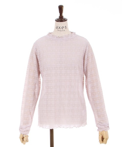 axes femme(アクシーズファム)の「フラワー総レースインナー(その他アンダーウェア/インナー・レディース・キナリ/ピンク/ブラック・FREE)」の17枚目の写真