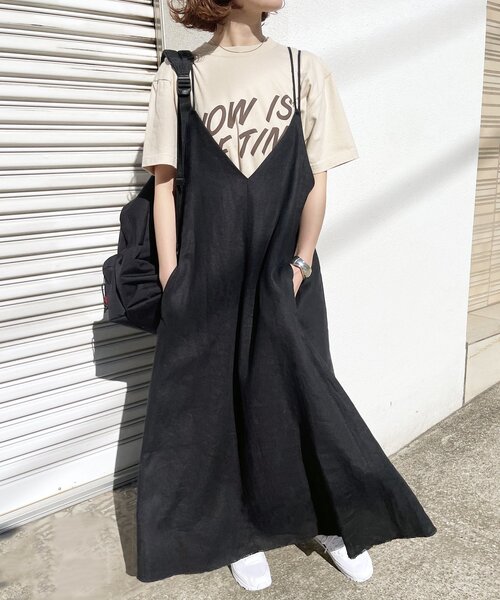 Spick & Span（スピックアンドスパン）の「リネンキャミワンピース