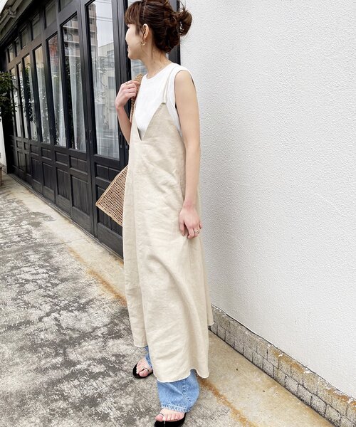 Spick & Span（スピックアンドスパン）の「リネンキャミワンピース