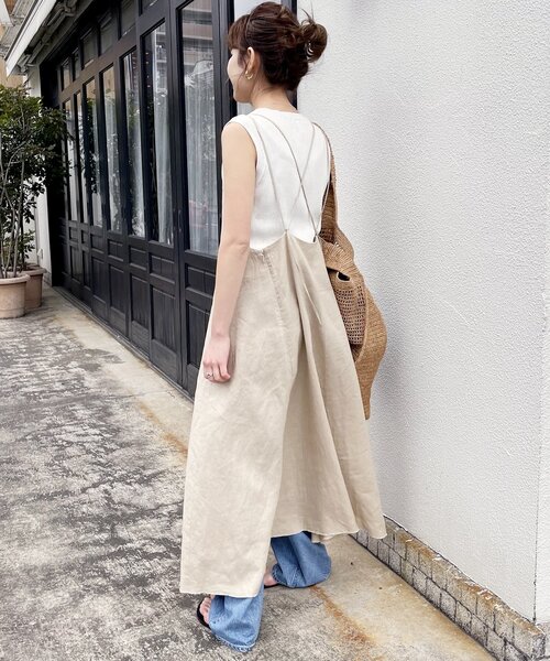 Spick & Span（スピックアンドスパン）の「リネンキャミワンピース