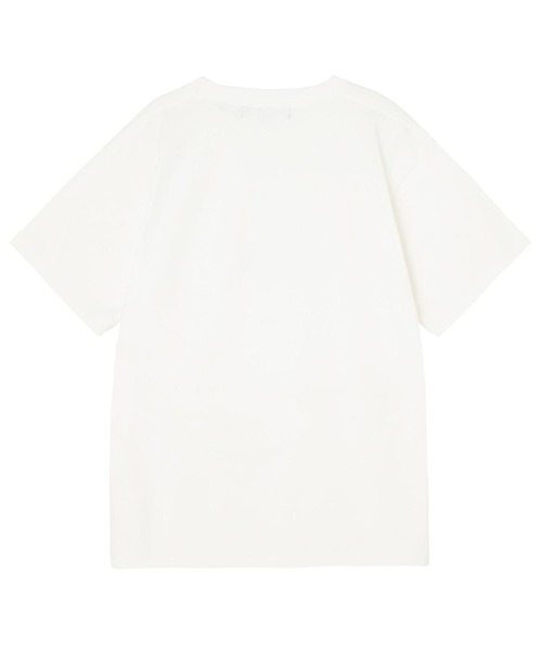 X-girl（エックスガール）の「X-girl × Peels FACE S/S TEE（Tシャツ/カットソー・レディース・ブラック/ホワイト・S/M/L/XL）」の9枚目の写真