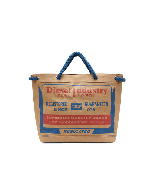 DIESEL（ディーゼル）の「ユニセックス ペーパー トートバッグ L（トートバッグ・レディース・サンドベージュ・UNI）」の2枚目の写真