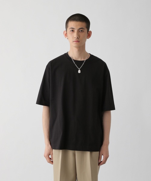 STERNBERG(スタンバーグ)の「STERNBERG/5分袖コットンプルオーバー/270672(Tシャツ/カットソー・メンズ・ホワイト系その他/ブラック・LARGE/MEDIUM/X-SMALL/SMALL)」の11枚目の写真