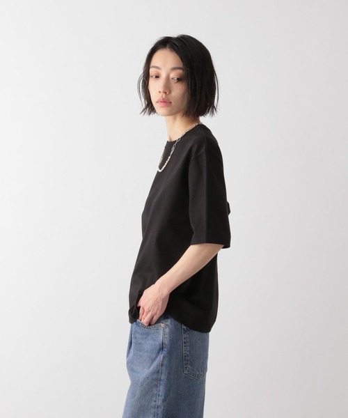 STERNBERG(スタンバーグ)の「STERNBERG/5分袖コットンプルオーバー/270672(Tシャツ/カットソー・メンズ・ホワイト系その他/ブラック・LARGE/MEDIUM/X-SMALL/SMALL)」の12枚目の写真