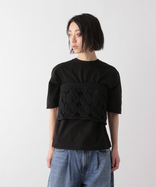 STERNBERG(スタンバーグ)の「STERNBERG/5分袖コットンプルオーバー/270672(Tシャツ/カットソー・メンズ・ホワイト系その他/ブラック・LARGE/MEDIUM/X-SMALL/SMALL)」の16枚目の写真