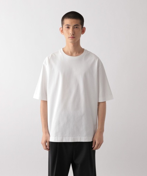 STERNBERG(スタンバーグ)の「STERNBERG/5分袖コットンプルオーバー/270672(Tシャツ/カットソー・メンズ・ホワイト系その他/ブラック・LARGE/MEDIUM/X-SMALL/SMALL)」の8枚目の写真