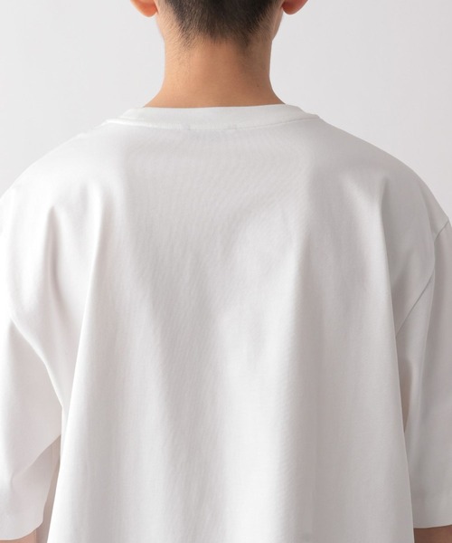 STERNBERG(スタンバーグ)の「STERNBERG/5分袖コットンプルオーバー/270672(Tシャツ/カットソー・メンズ・ホワイト系その他/ブラック・LARGE/MEDIUM/X-SMALL/SMALL)」の6枚目の写真