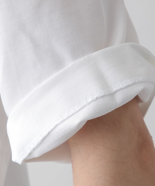 STERNBERG(スタンバーグ)の「STERNBERG/5分袖コットンプルオーバー/270672(Tシャツ/カットソー・メンズ・ホワイト系その他/ブラック・LARGE/MEDIUM/X-SMALL/SMALL)」の21枚目の写真