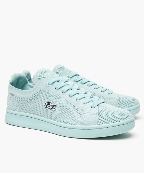 LACOSTE(ラコステ)の「レディース CARNABY PIQUEE 123 1 SFA(スニーカー・レディース・ホワイト×ネイビー/ホワイト×グリーン/ピンク/ターコイズブルー/ホワイト×ピンク・24.0cm/23.5cm/23.0cm/24.5cm/22.5cm)」の4枚目の写真