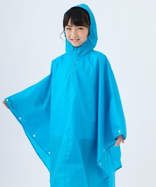 セール】キッズレインポンチョ ランドセルの上から着れる 修学旅行