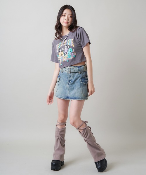 ANSPINNENアンスピネン　レッグウォーマーカシミヤ　チャコール new basic FOX/CASHMEREクルーネックニット[UR47-12B006]｜URBAN