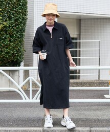 FREAK'S STORE | TOWN CRAFT × FREAK'S STORE/タウンクラフト 別注 ハーフジップ ポロ 半袖ワンピース(ワンピース)