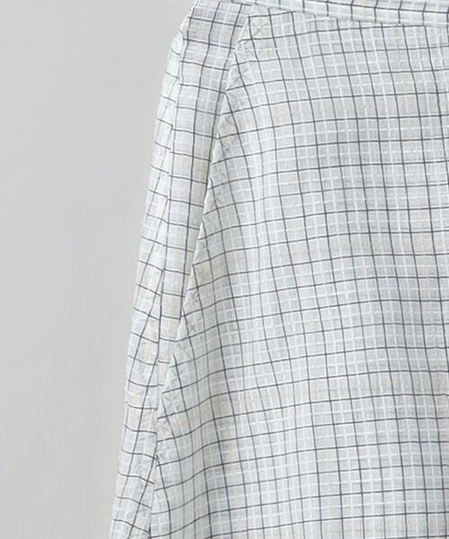 美品【6(ROKU)】SHAGGY CHECK PIPING定価¥64900 6（ロク）の「＜6(ROKU)＞STRIPE MEXIPA KNIT/ニット（ニット