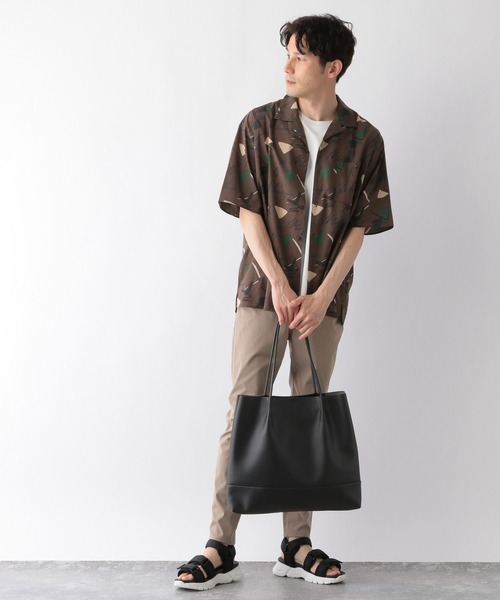 GLOBAL WORK（グローバルワーク）の「サラサマ快適シャツ/半袖/柄