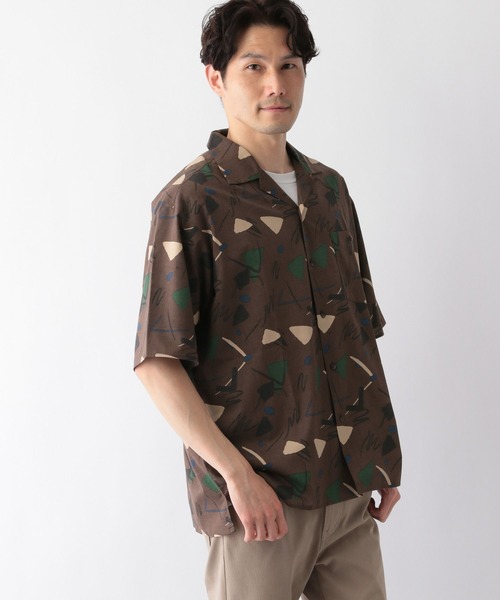 ○a○ページ GLOBAL WORK（グローバルワーク）の「サラサマ快適シャツ/半袖/柄
