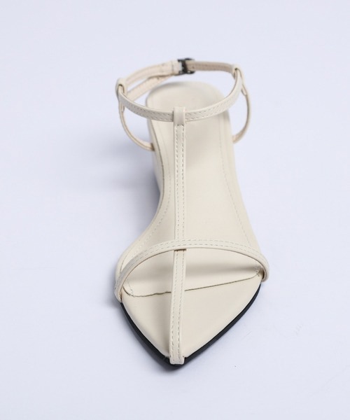 La-gemme（ラジェム）の「クロスストラップサンダル（サンダル・レディース・ゴールド/ベージュ/ブラック/シルバー・35/36/37/38/39）」の18枚目の写真