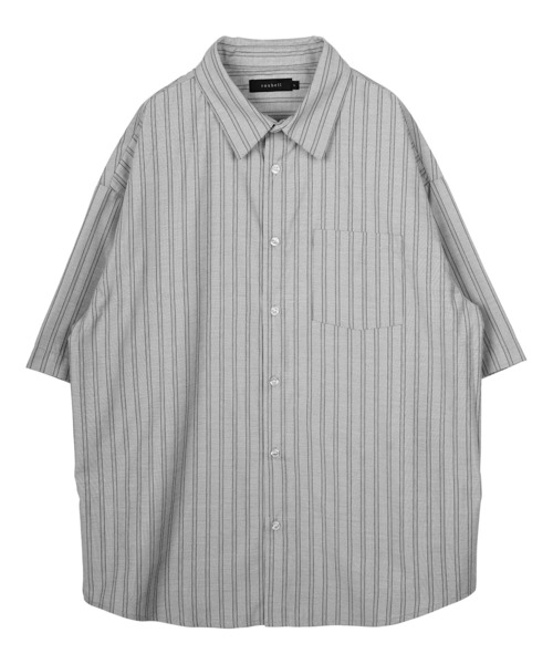 jiggys shop(ジギーズショップ)の「イージーケアリラックスシルエットストライプ半袖シャツ(シャツ/ブラウス・メンズ・ピンク/ブルー/グレー・MEDIUM/LARGE)」の14枚目の写真