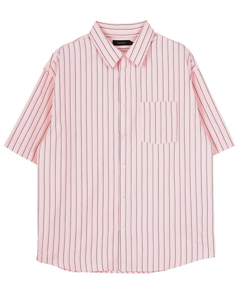jiggys shop(ジギーズショップ)の「イージーケアリラックスシルエットストライプ半袖シャツ(シャツ/ブラウス・メンズ・ピンク/ブルー/グレー・MEDIUM/LARGE)」の17枚目の写真