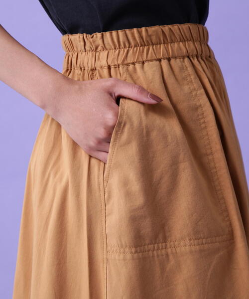 AVIREX(アヴィレックス)の「《WEB&DEPOT限定》FLARE SKIRT/ フレアースカート(スカート・レディース・キャメル/オリーブ系・F)」の21枚目の写真