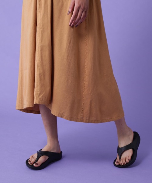 AVIREX(アヴィレックス)の「《WEB&DEPOT限定》FLARE SKIRT/ フレアースカート(スカート・レディース・キャメル/オリーブ系・F)」の22枚目の写真